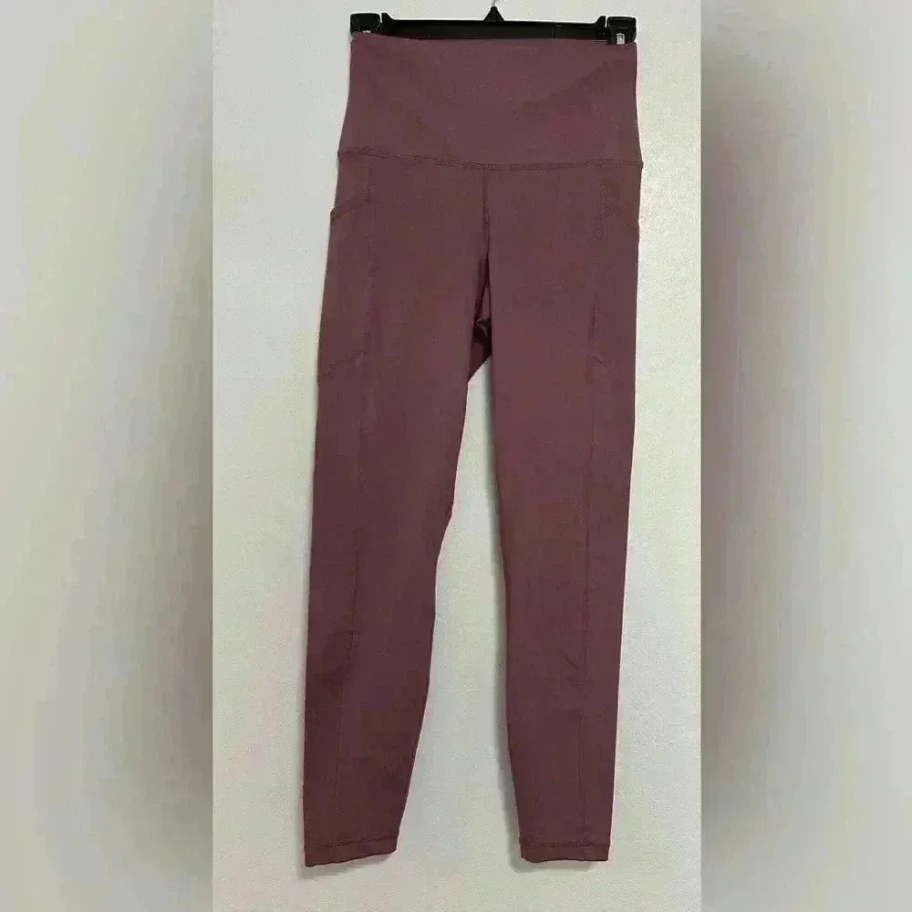 181. Yogalicious High Rise ankle length Scarlet Dusk S womens